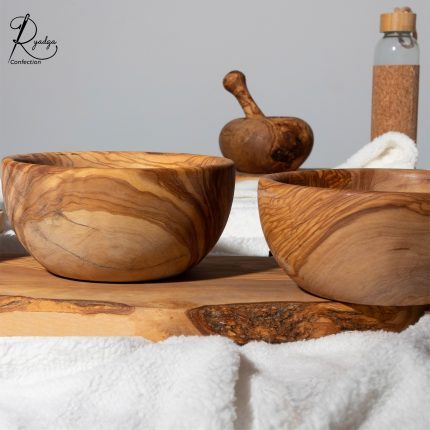 Bol en Bois d'Olivier - Accessoire de Table Naturel et Élégant
